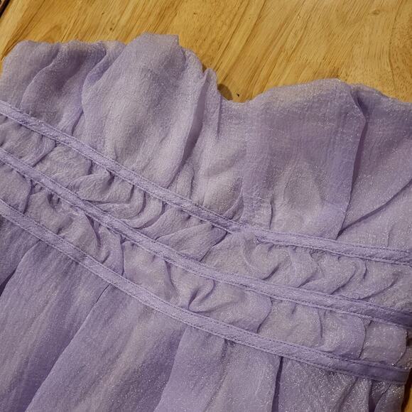 Altar'd State Purple Lavender Mini Sleeveless Prom Homecoming Dance *sz XL* - Picture 5 of 11